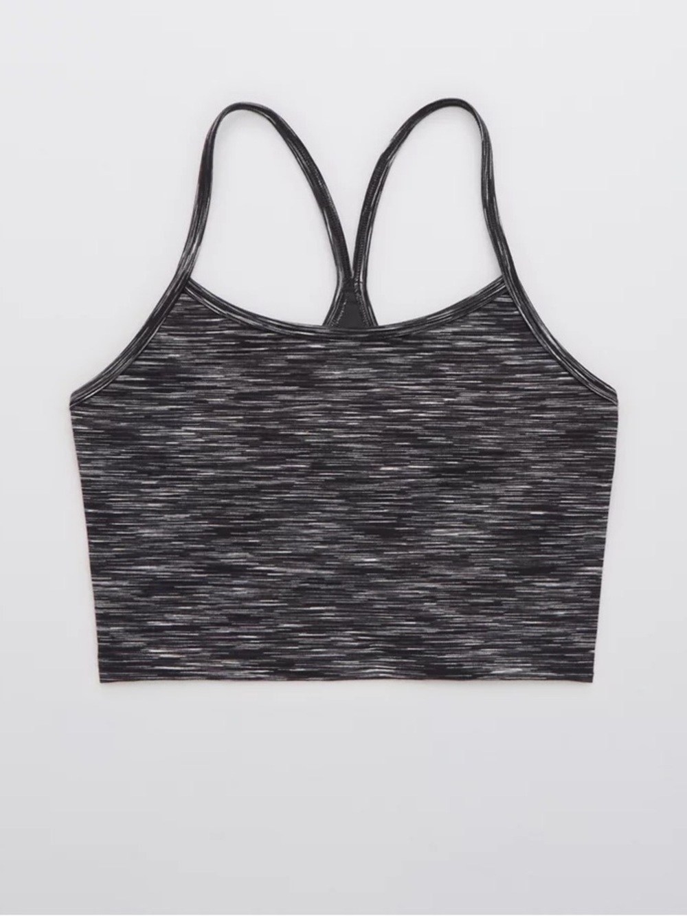 OFFLINE By Aerie Seamless Space-Dye Crop Tank - Navy - Picture 3 of 7